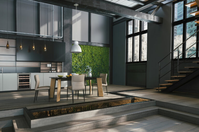 built in wine cooler